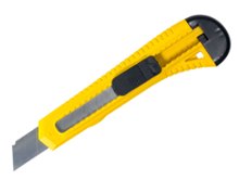 Нож со сменным лезвием 18мм пластиковый корпус Энкор (69801)