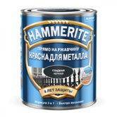 Краска HAMMERITE гладкая Чёрная 2,5 л  