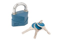 Навесной замок Авангард ВС2Д-50 ДИСКО синий d8 мм (2 756) 