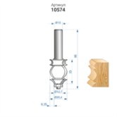 Фреза кромочная фигурная (Ø 25.4х35 мм; хвостовик 12 мм) по дереву Энкор (10574) 