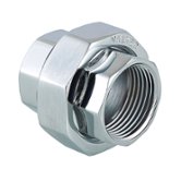 Соединитель с накидной гайкой (американка) прямой FF1/2" хром Valtec (VTr.340.C.0004)
