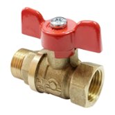 Кран шаровой  VALFEX 3/4" FM бабочка OPTIMA (VF.218.L0B1.034)