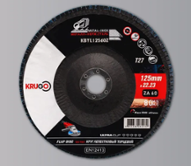 Круг лепестковый 125мм K 60 прямой цирконий