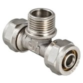 Тройник для металлопластиковых труб  32х1"х32 НР Valtec  (VTm.333.N.320632)