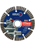 Круг алмазный KRUGO ø125x1,8x12х22.2  для железобетона, сегментированный