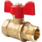 Кран шаровой  VALFEX 1/2" FM бабочка OPTIMA (VF.218.L0B1.012)