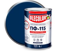 Эмаль OLECOLOR ПФ-115 синий, 0.8 кг (4300000235)