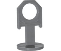 Зажим для плитки СВП Strong 2мм серые с кольцом 3D КРЕСТИКИ (К00005561)