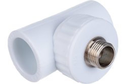 Тройник комбинированный PP-R 32мм х 1/2" НР белый VALFEX (10128232)