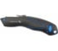 Нож с трапециевидным лезвием HOGERT TECHNIK алюминий, SK4 черный стальное лезвие HT4C625 (41952)