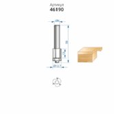 Фреза кромочная прямая (Ø 12,7х13 мм; хвостовик 8 мм) по дереву Энкор серия проф. (46190)