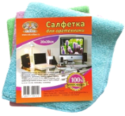 Салфетка 20х20 см для оргтехники ТАНДЕМ (МФ025-250К)