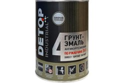 Грунт-эмаль 3В1 молотковая Detop №5 Коричневая 0.75л (DTI-P07843)