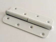 Петля накладная белый 130 мм правая НОЭЗ (ПН1-130-П белый)