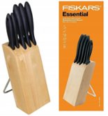 Набор из 5 ножей в блоке Fiskars Essential (1023782) 