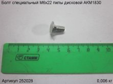 Болт специальный М6х22 пилы дисковой АКМ1830