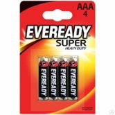 Батарейка Energizer ААА SUPER HEAVY DUTY 4шт солевая