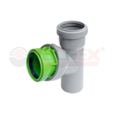 Тройник PP Ø 50х50мм универсальный VALFEX (23050050)