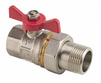 Кран шаровой 1 1/2" FM с н.гайкой рук. ГОСТ