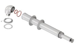 Комплект коаксиальных дымоходов 750 мм  D60/100 мм KRATS (50982)