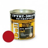 Грунт-Эмаль по ржавчине 3в1 КРАСНЫЙ (RAL 3001) 0,75 л Рогнеда (41766)