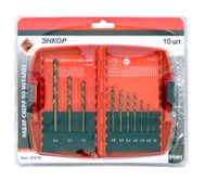 Набор сверл по металлу (10 шт; Р6М5; 1.5-6.5 мм) Энкор (25210)