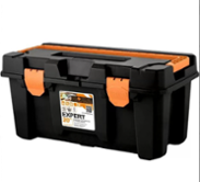 Ящик д/инстр 20" Expert  с ручкой-замком черн/оран
