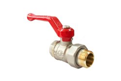 Кран шаровой VALFEX 1/2" FM с накидной гайкой рукоятка OPTIMA никелированный  (VF.225.NLR1.012)