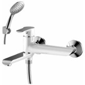 Однорычажный смеситель для ванны с душем Rossinka Silvermix W35-33