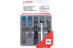 Набор пилок для лобзика 10 шт Bosch (2 607 010 148)