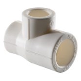 Тройник полипропиленовый переходной PPRC 40x32x40 мм Valtec белый (VTp.735.0.040032040)