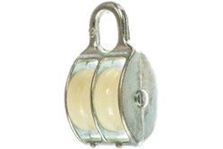 Блок двойной 40мм (пласт ролик) СтройКреп