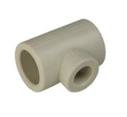 Тройник полипропиленовый переходной PP-R 63x20x63 мм VALFEX серый (10632063Г)