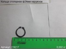 Кольцо стопорное ф 24 наружн. ДУЭ-2 1150 ЭР/13М [219217]