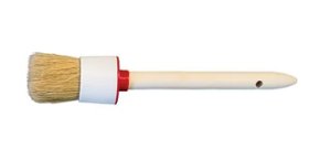 Кисть круглая 40мм светлая натуральная щетина KRAFOR (001-0040/49227)