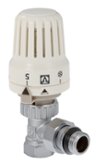 Клапан для термоголовки угловой 1/2"ВРx1/2"НР +термоголовка Valtec (VT.047.N.04)