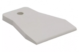 Шпатель резиновый белый 100 мм Намерение (308-100)