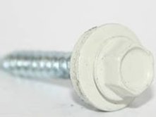 Саморез для крепления кровельных материалов 4,8х51 RAL 9003 цвет ярко-белый СтройКреп