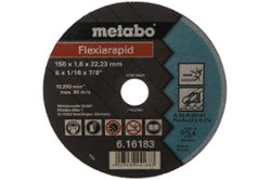 Круг отрезной по нержавеющей стали 150x22,2 мм Metabo (616183000)