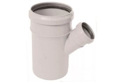 Тройник PP Ø 110х50мм угол 45° шумопглошающий Sinikon (510031.K)