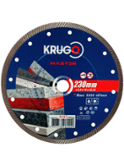 Круг алмазный KRUGO ø230x 2,0x10х22 по твёрдым материалам ультратонкий турбо