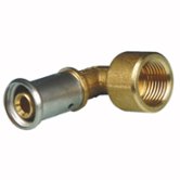 Уголок для металлопластиковых труб 20х1/2" ВР пресс HENCO (6РК-2004)