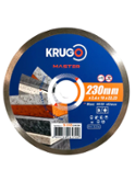 Круг алмазный KRUGO ø230x2,6x10х22 бетон сплошная кромка