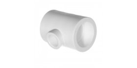 Тройник полипропиленовый переходной PP-R 63x20x63 мм VALFEX белый (10632063)