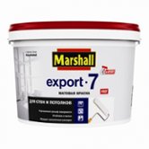 Матовая латексная краска для стен и потолков Marshall Export 7, белая, 4.5 л (42405)	