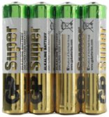 Батарейка GP Super Alkaline 24ARS LR03 AAA, 4 шт.