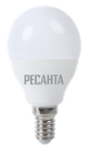 Лампа светодиодная РЕСАНТА LL-R-G45-7W-230-4K-E14 (76/1/8)