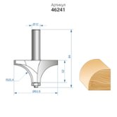 Фреза кромочная калевочная (Ø 63,5х32 мм; R 25,4 мм; хвостовик 12 мм) по дереву Энкор (46241)