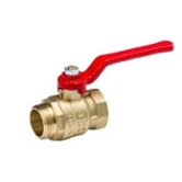 Кран шаровой 1/2" FM рукоятка DIST Н311Р латунь (107-9581)