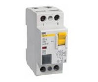 Выключатель дифференцированного тока (УЗО) 2п 32А 30мА тип AC ВД1-63 IEK (MDV10-2-032-030)